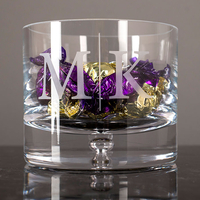 Personalised Glass Bowl - Initials