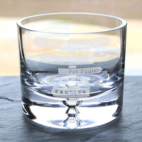 Personalised Glass Bowl - Sweet Treats Sign