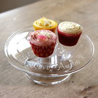 Personalised Glass Cake Stand