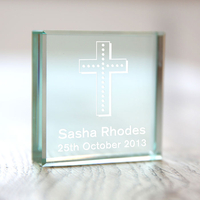Personalised Glass Token - Baby