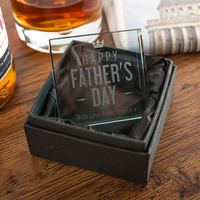 Personalised Glass Token - Happy Father