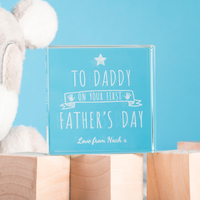 Personalised Glass Token - On Your First Father
