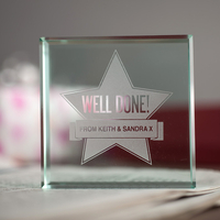 Personalised Glass Token - Well Done