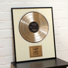 Personalised Gold Disc - Twelve Inch
