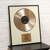 Personalised Gold Disc - Twelve Inch