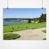 Personalised Golf Bunker Print