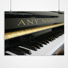 Personalised Grand Piano Print