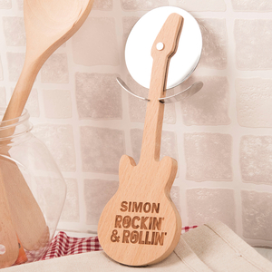 Personalised Guitar Pizza Cutter - Rockin 