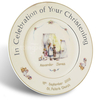 Personalised Hand-Painted Christening Plate
