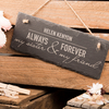 Personalised Hanging Slate Sign - My Sister,  Always & Forever