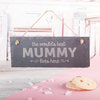 Personalised Hanging Slate Sign - World