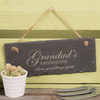 Personalised Hanging Slate Sign- Grandad