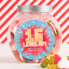 Personalised Haribo Sweet Jar - 16 Level Up!