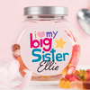 Personalised Haribo Sweet Jar - Big Sister