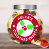 Personalised Haribo Sweet Jar - Christmas Sweets