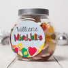 Personalised Haribo Sweet Jar - Snowflakes