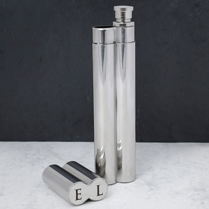 Personalised Harrison Cigar Holder & Hip Flask