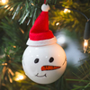 Personalised Hatty Snowman Bauble