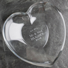 Personalised Heart Glass Bowl - Mr & Mrs