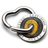 Personalised Heart Hugs Keyring