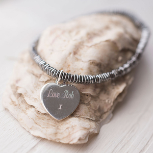 Personalised Hematite Bracelet