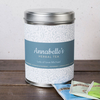 Personalised Herbal Tea Tin - Grey Floral