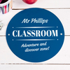Personalised Heritage Blue Plaque - Classroom