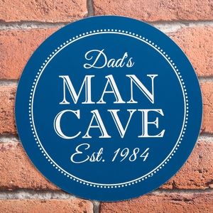 Personalised Heritage Blue Plaque - Man Cave