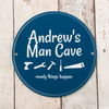 Personalised Heritage Blue Plaque - Man Cave