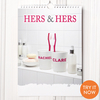 Personalised Hers and Hers Calendar