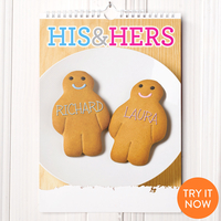 Personalised His and Hers Calendar - 3rd Edition