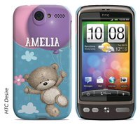 Personalised HTC Phone Cover - Hugs - Balloons