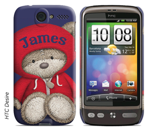 Personalised HTC Phone Cover - Hugs - Hoodie Bear