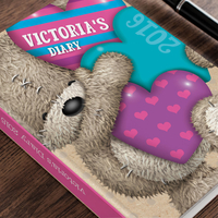 Personalised Hugs Diary 2015 - Hearts