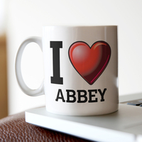Personalised I Love Mug