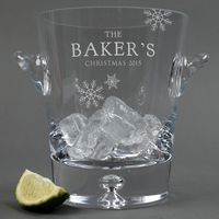 Personalised Ice Bucket - Family Christmas
