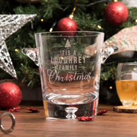 Personalised Ice Bucket - Family Christmas