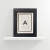 Personalised Initial Vintage Letter Frame