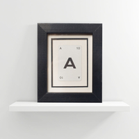 Personalised Initial Vintage Letter Frame