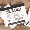 Personalised iPad Case - Be Bold