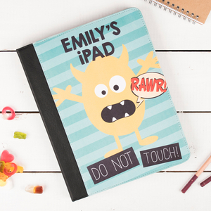 Personalised iPad Case - Monster