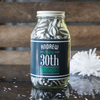 Personalised Jar Of Humbug Sweets - Happy 30th
