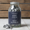 Personalised Jar Of Humbug Sweets - Keep Calm