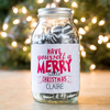 Personalised Jar Of Humbug Sweets - Merry Little Christmas