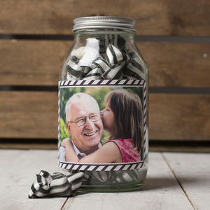Personalised Jar Of Humbug Sweets - Photo