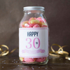 Personalised Jar Of Rhubarb & Custard Sweets - Happy 30th