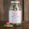 Personalised Jar Of Rosy Apple Sweets - First Father