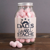 Personalised Jar Of Strawberry Bonbons - Dad