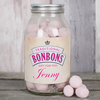 Personalised Jar Of Strawberry Bonbons - Just For You