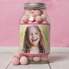 Personalised Jar Of Strawberry Bonbons - Photo